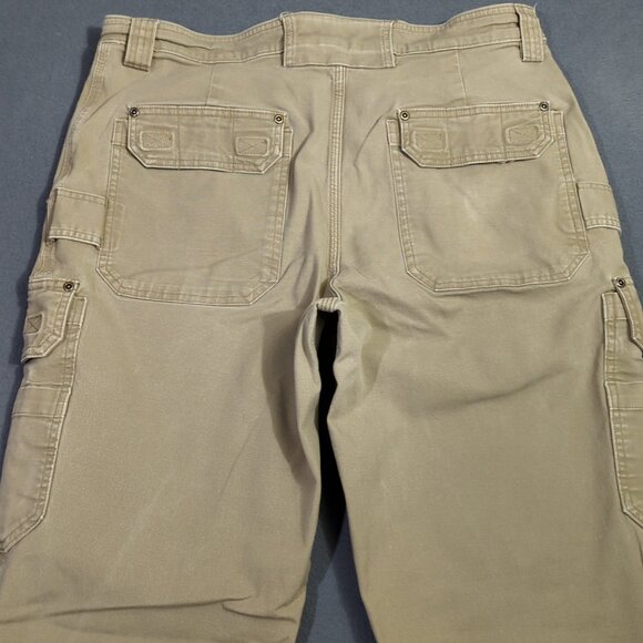 Duluth Pants Men's 38x34 Fits 36x32 Dessert Khaki Flex Fire Hose Relaxed Fit - Picture 3 of 13